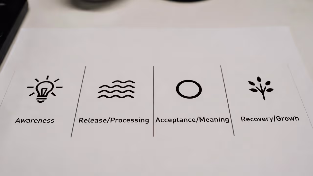 Stages of emotional healing overview